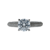 Ring Damiata Gioielli Woman in White Gold Zircone 653/102 - 653/102